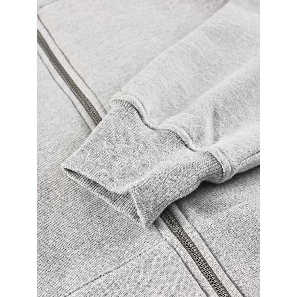 Уличная капюшонок Crop Top Дизайнер хлопчатобумажный полиэстер капюшон мужской свитер мужской полный цип Slim Street Wear капюшон