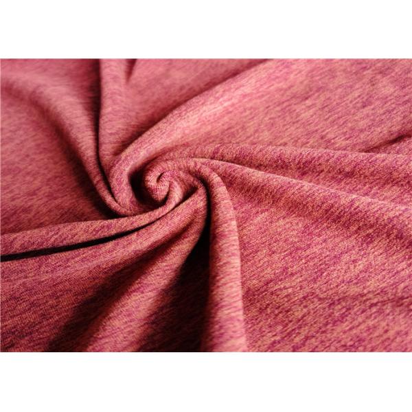 Двухстороннее представление меланжа ткани лайкра полиэстера простирания для футб