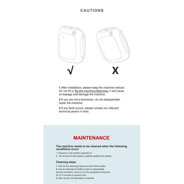 Hotel Aroma Reed Diffuser Bottle Electrostatic Wall Plug in Diffuser Fragrance