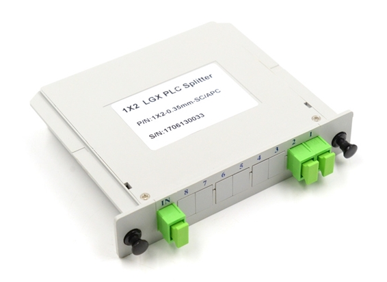 Splitter Plc FTTx SM-G.657A2 пластиковый LGX 1x2