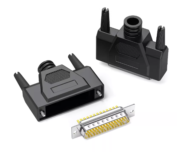 DB44 44-Pin Servo Motor Connector with 1000V Voltage Rating Silver and Gold Plated Contacts Moog ITT Standard