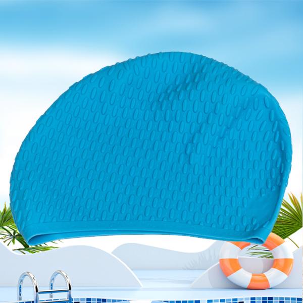Capota de baño de silicona elegante y muy cómoda, resistente al cloro y impermeable para todos los nadadores