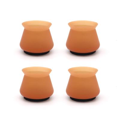 Non Slip Chair Feet Covers Silicone Furniture Leg Protectors