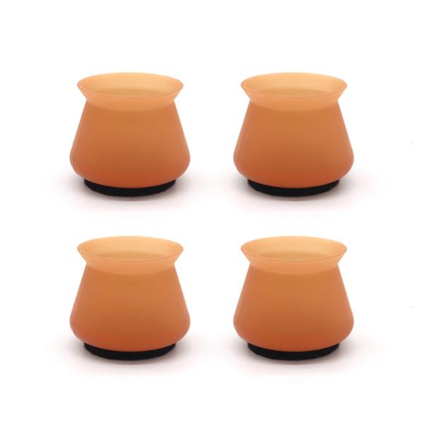 Non Slip Chair Feet Covers Silicone Furniture Leg Protectors