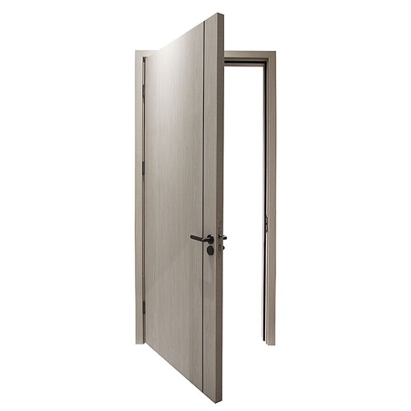 Push Pull Modern Wooden Doors Sound Insulated Solid Wood Interior Door For Home Hotel