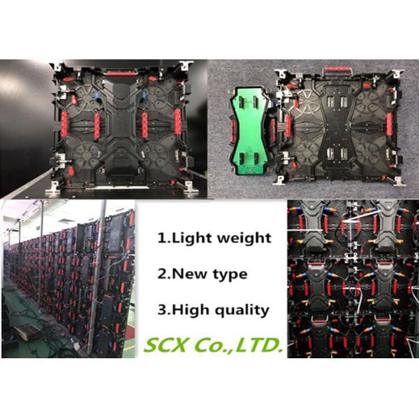 RGB P2.6 Indoor Die-casting Aluminio Display LED de color completo alquiler 3840HZ HD Video pantalla 250 * 250MM