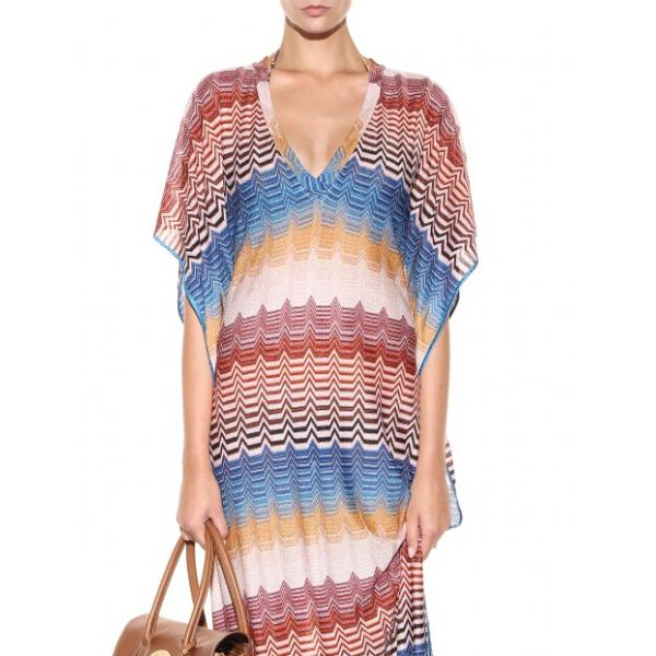 Women Crochet-knit kaftan Maxi Dress