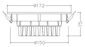 COB 30w led down light manufacturers - LED down light OEM