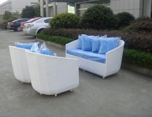 3 Seat - 4 Seat Aluminum Frame Fashion Outdoor Rattan Sofa Set