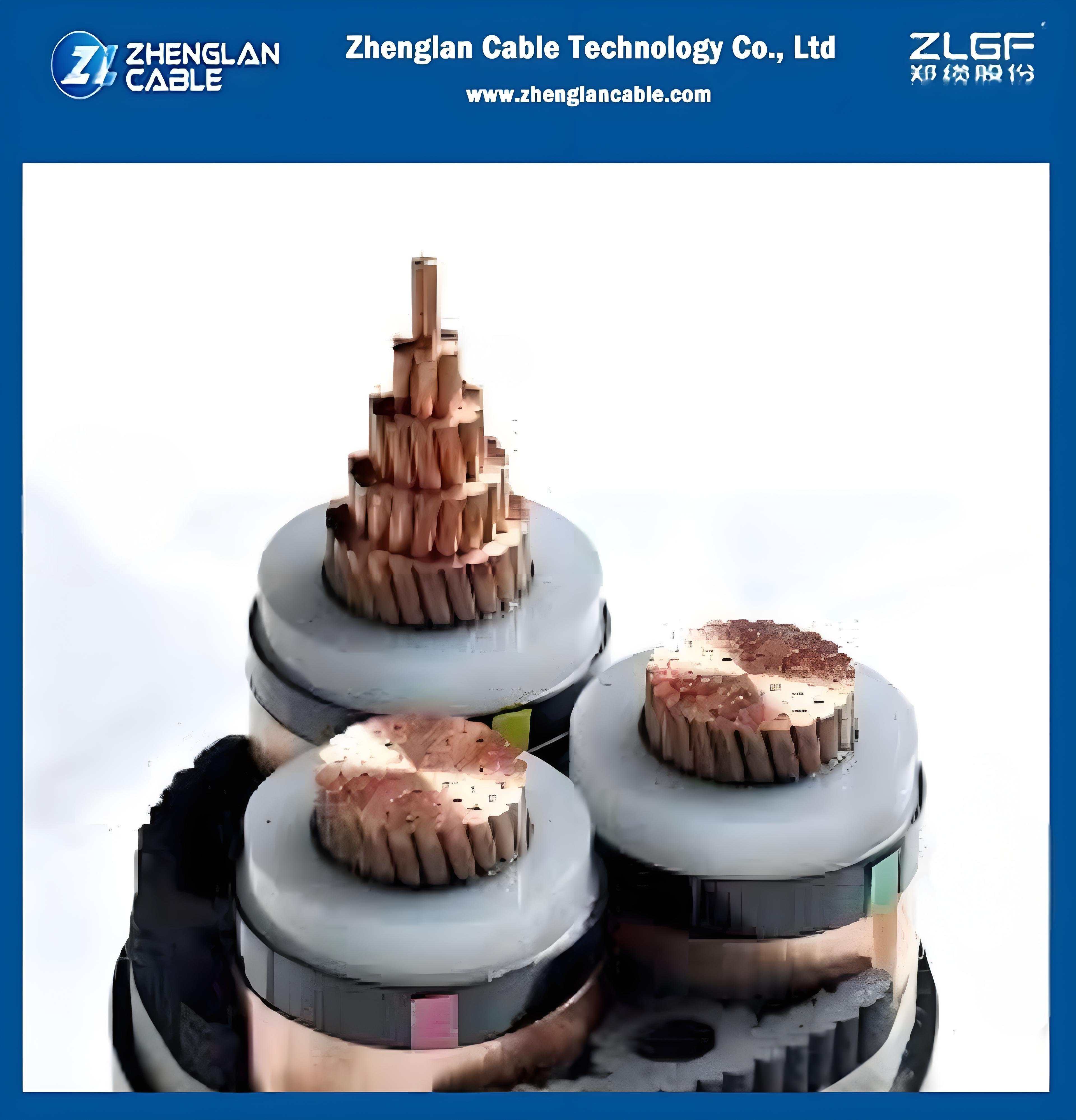 Underground Armoured Power Cable steel wire armored xlpe insulation 8.7/15kv YJV32 3x150mm2 IEC 60502-2