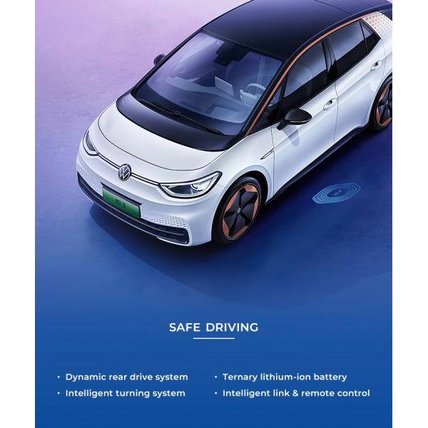 150km/H Volkswagen ID3 EV VW Electric Car Long Range 450km