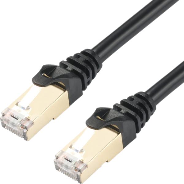 CAT7 28AWG 4 Pair SFTP SSTP Lan Network Patch Cord gold plated