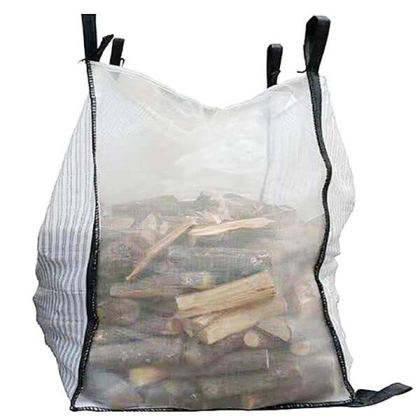 Breathable Customizable Polypropylene Firewood Bag Durable And UV Resistant For Storage