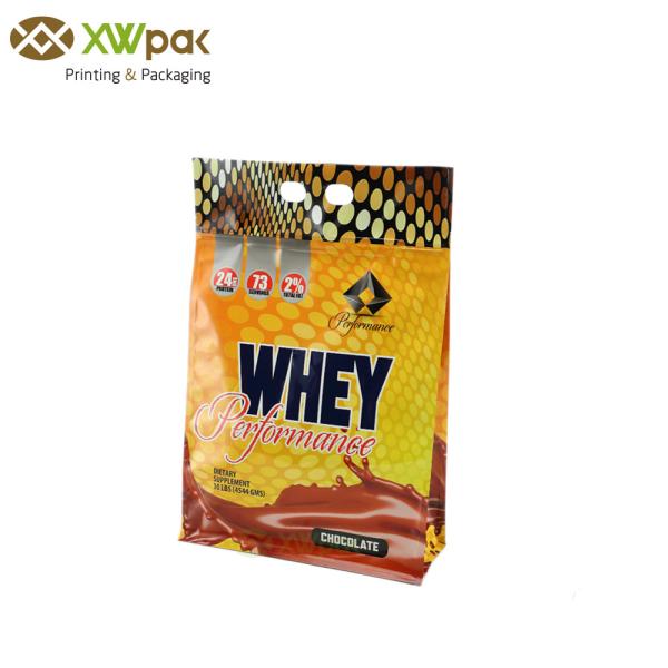 Nylon Flat Bottom Bread Food Packaging Pouches Bag / Plastic Snack Packaging Bags