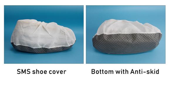 Factory Direct Supply Disposable Anti Skid Shoe Cover Protective Nonwoven Shoe Cover