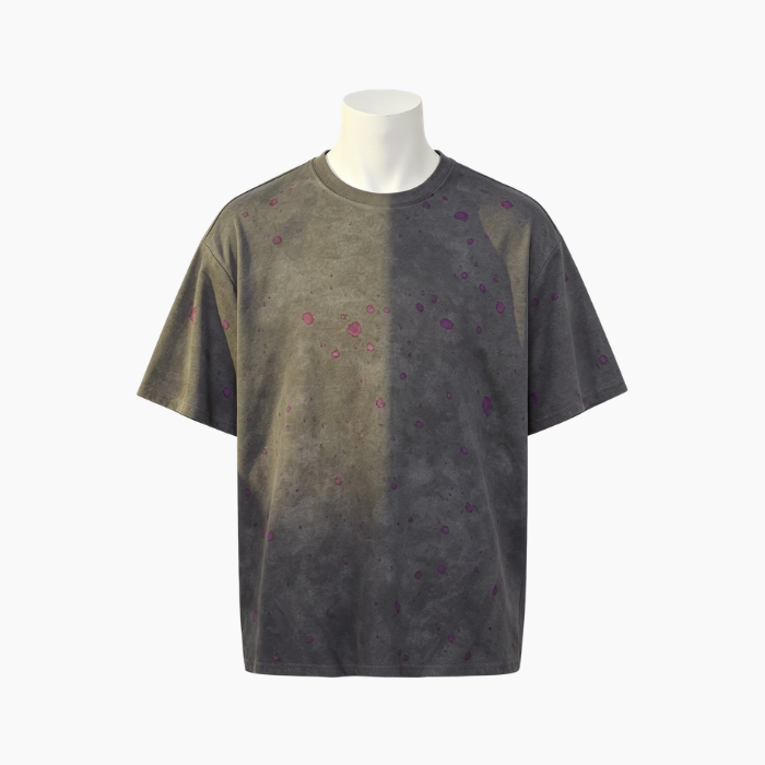180GSM - 250GSM Basic Crew Neck Tee Cotton Blend Loose Fit T Shirt Summer