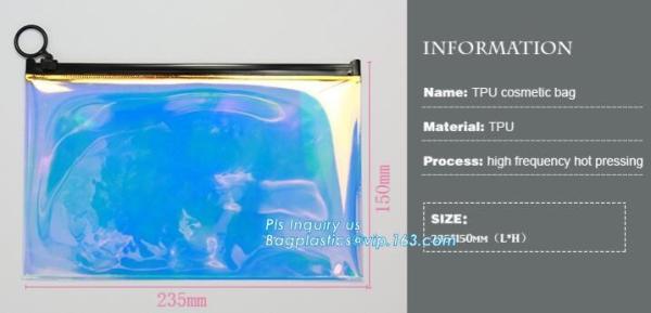 k plastic waterproof bag for swimsuit, slider zipper pvc pouch k bag, facial mask bag custom retail bags cus