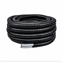 Conducteur métallique flexible revêtu de PVC en forme ondulée pour la protection des câbles électriques