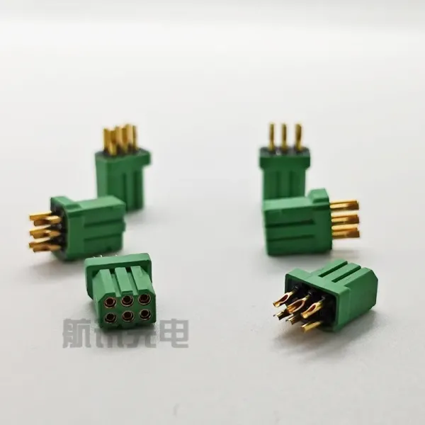 Gold-Plated High-Conductivity Aviation Connector Straight PCB Socket Electronic Component