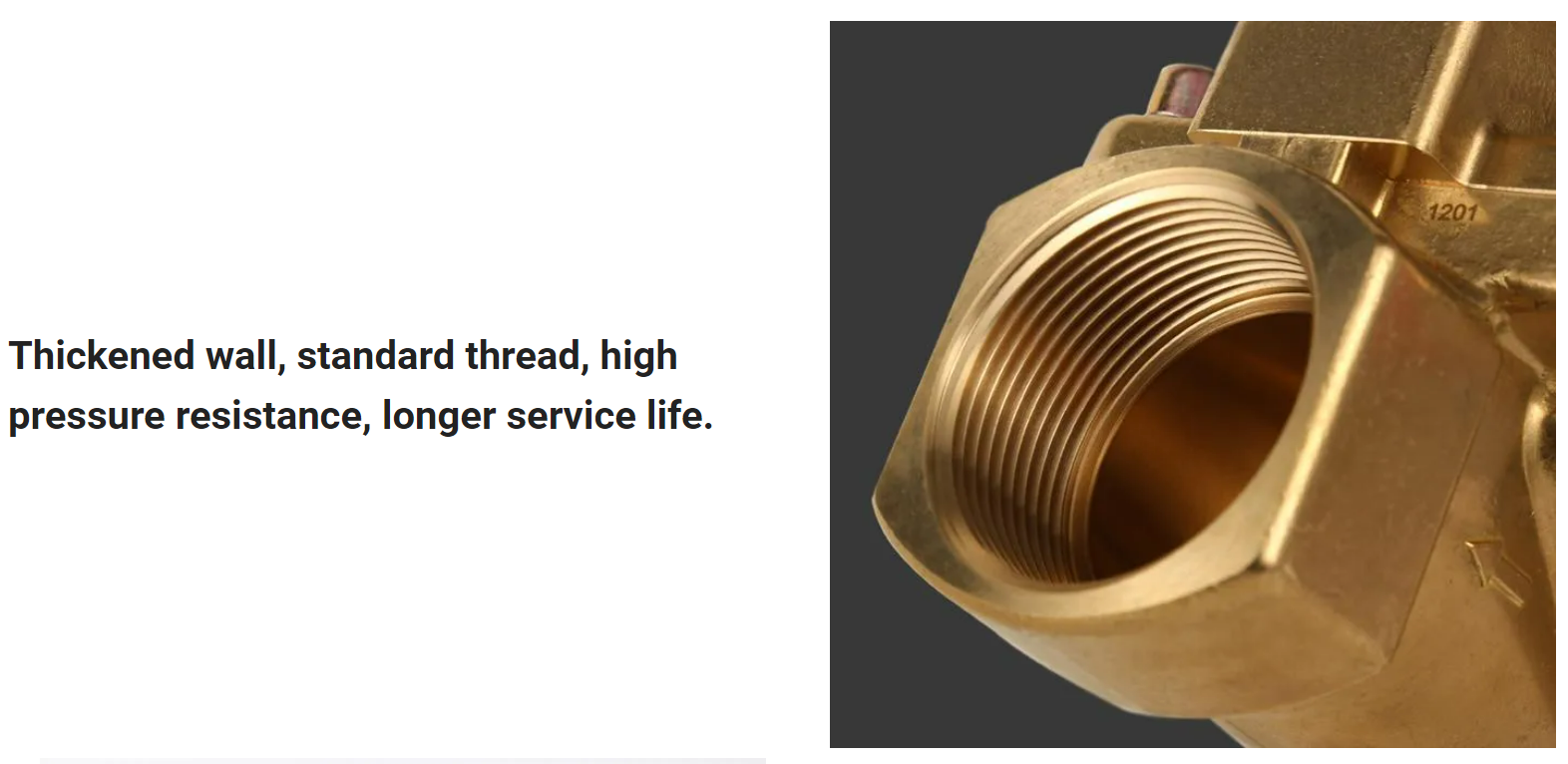 Premium Normally Open Brass Solenoid Valve For Industrial