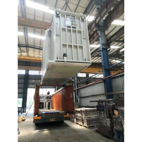 Blue Color Vacuum Cooling Machine with 4500KG Capacity and PLC Control System