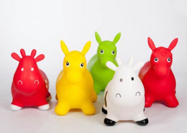 Durable Inflatable Animal Hopper Horse Space Hopper Eco Friendly PVC Material