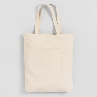 Foldable Cotton Canvas Tote Bag , Reusable Supermarket Canvas Tote Handbag