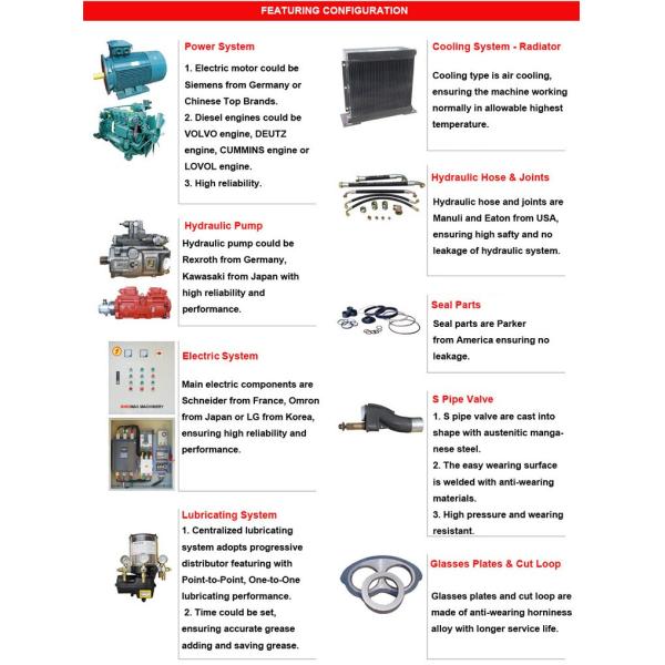 Прицепный бетонный насос мощностью 30-100 м3/ч с дизельным и электрическим топливом