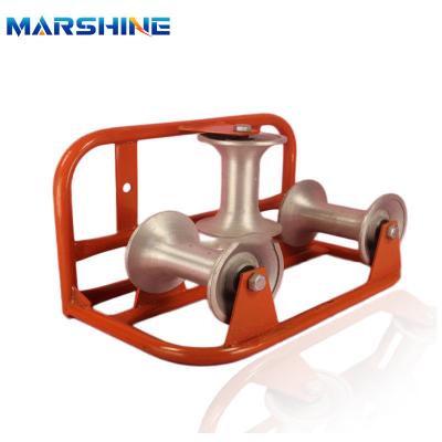 Triple Corner Type Roller Assembly for Power Ground Cable and Manufacturing Process
