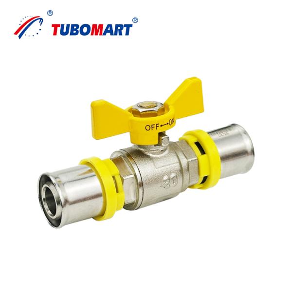 Easy Installation 12mm 16mm 25mm 32mm AS4174 Gas System Water Supply Brass Pipe Fitting TH Type Gas Press Plumbing Fitting