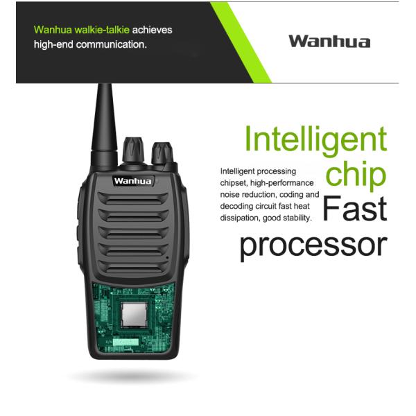 Hotel Wanhua WH27E Walkie Talkie Customizable 170*60*35MM Professional Long Range UHF