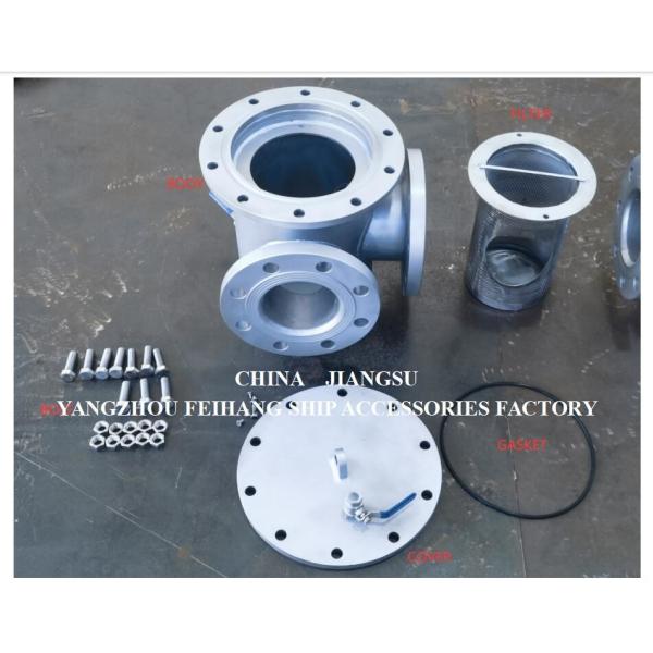 водяной фильтр As125 Pn1.0 Cb/T497-2012 моря нержавеющей стали 316l для входа насоса морской воды кондиционирования воздуха