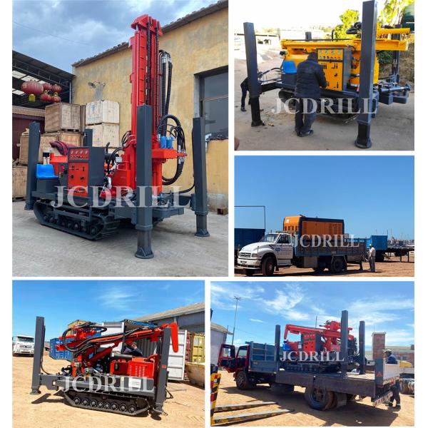Гидравлический Crawler установил машину буровой установки водяной скважины 200m