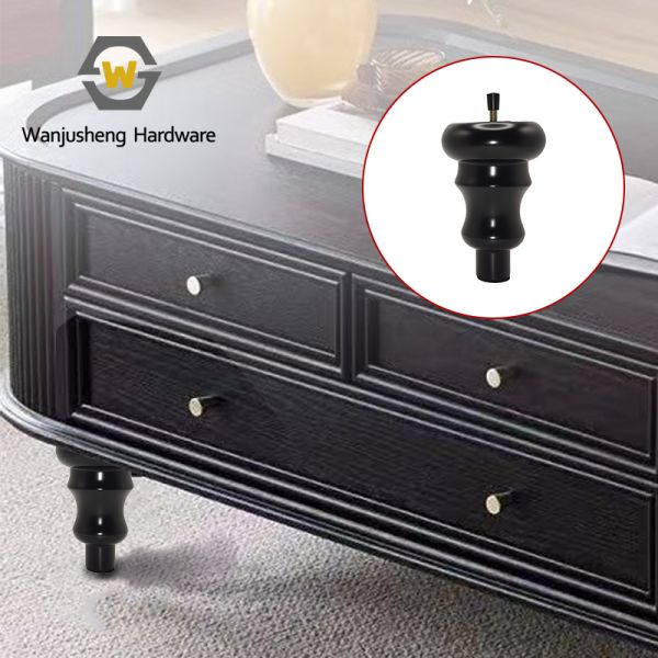 Gourd-shaped Wooden Furniture Legs Sofa Beds Cabinets and Dining Tables High-quality Apartment Coffee Table Legs