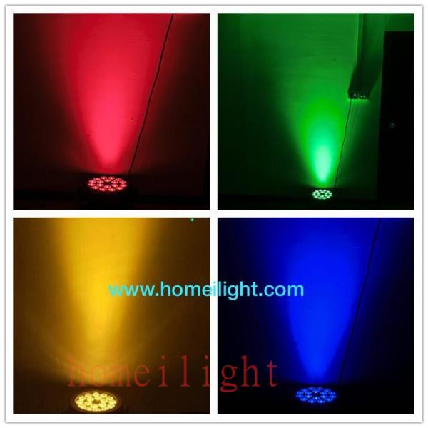 Stage Night Club Bar Party Wedding DJ KTV Disco LED Flat Par Light 18pcs*18W
