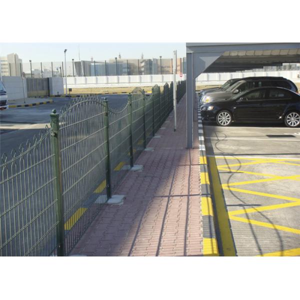 Bending Top Powder Coating 50*200mm Welded Wire Garden Fence