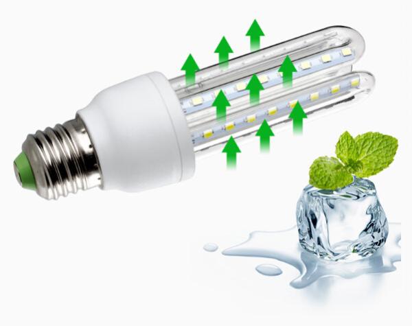 led energy saving lamp dimmable 3U led corn light G24 E27 led bulb lights
