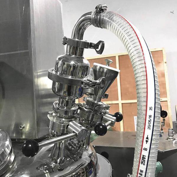 Emulsionante homogeneizador al vacío elevable de 200L para línea de producción de ungüentos