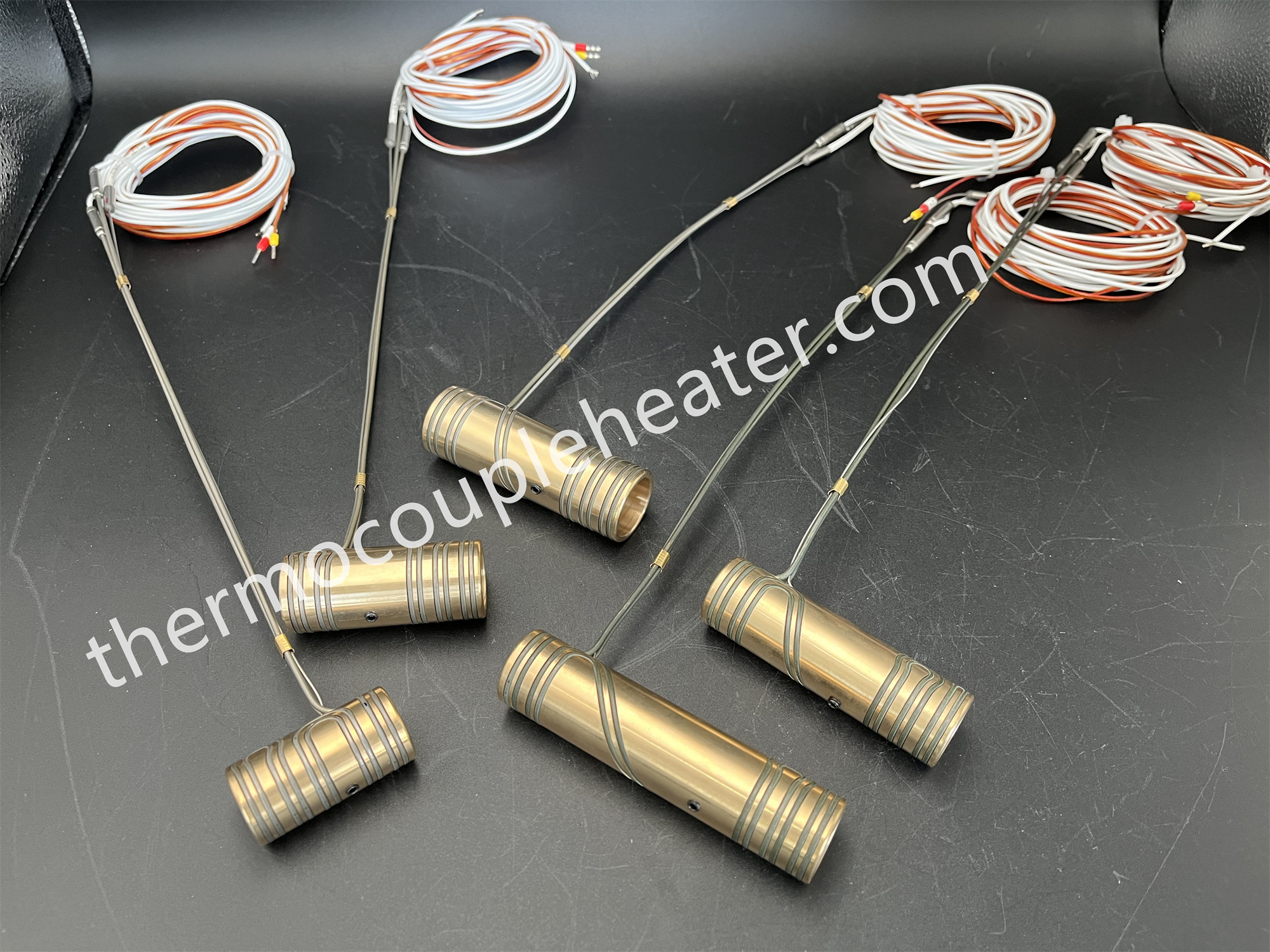 brass Coil Heater with Thermocouple Type J for Hot Runner System