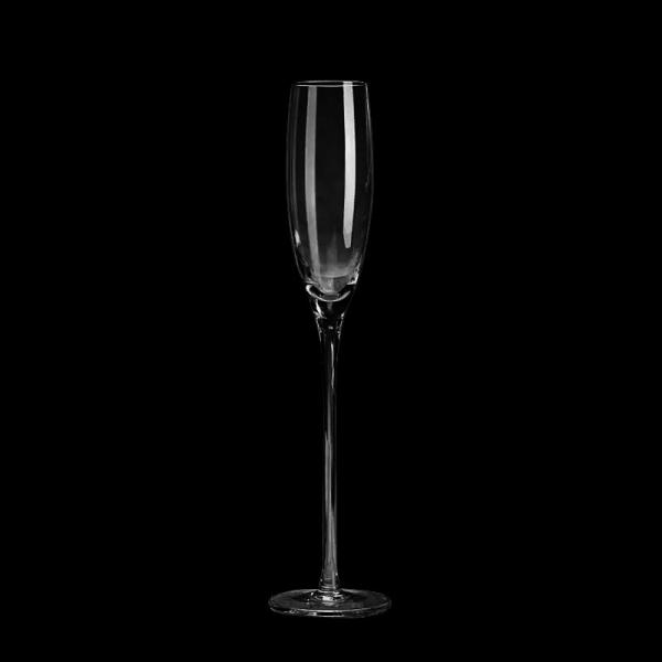 Bulk 6-10oz Crystal Champagne Flutes | Chip-Resistant Laser-Engraved Glassware for Hotels & Galas