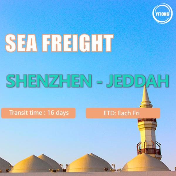 Шэньчжэнь Китай к высокой эффективности перехода снабжения перевозки моря Джидды Саудовской Аравии