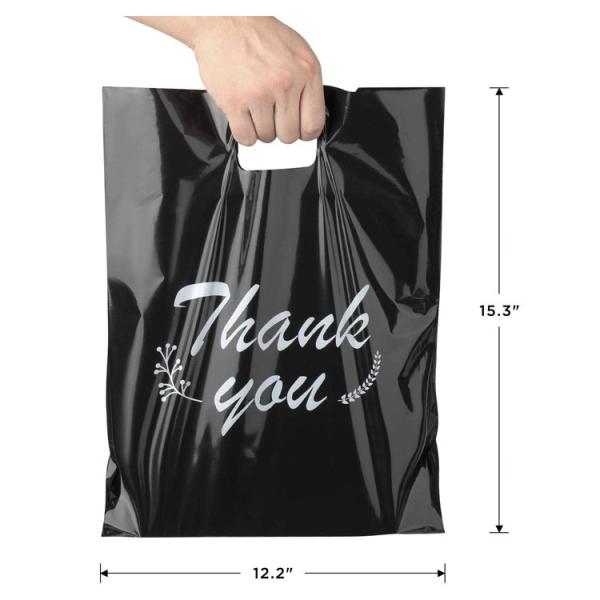 Ходя по магазинам плашка сумки PLA PO 0.3mm поли упаковывая отрезала логотип ручки изготовленный на заказ