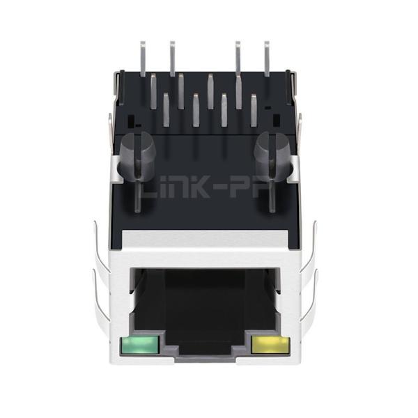 YDS 47F-1206-YGD2NL Compatible LINK-PP LPJ1012AGNL 10/100 Base-T Tab Up Yellow/Green Led 1x1 Port Female RJ 45 Jack