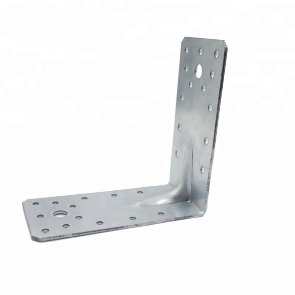 Wood Joint Connector Galvanized Steel Frame Corner Bracket Machining Process Coppery