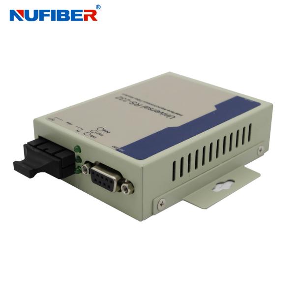 MM 2km Rs232 To Fiber Optic Converter Fiber Modem CE Certificate Serial to Fiber