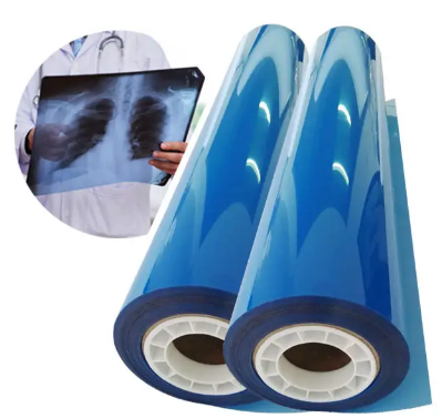 Низкий туман А4 Синий ПЭТ сухой пигмент чернила 210 микронов Медицинская рентгеновская пленка Эко-дружественная
