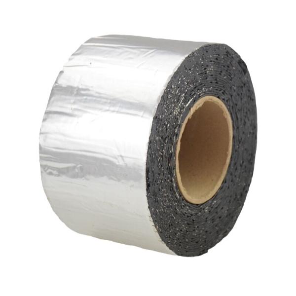 Aluminum Film Bitumen Waterproof Tape For Roof Leaks / Leak Sealing