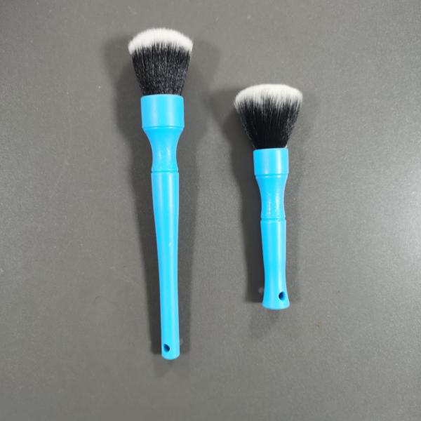 Soft Bristles And Strong Resilience Natural Hog Bristle DF Model Detailing Brush For Car Interior Cleaning