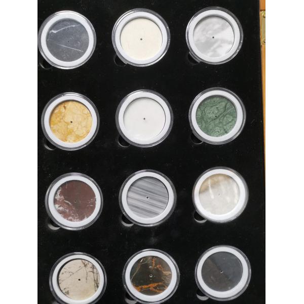 Natural Women'S Marble Face Watch Stainless Steel Cases Inside