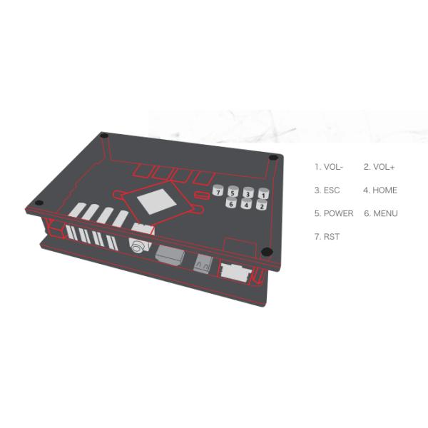 FHD LCOS Screen Augmented Reality Glasses Android 8.1 Type C Interface With Camera